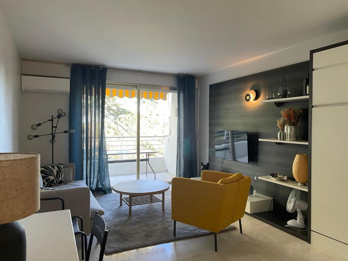 C012-Appartement Confortable Avec Piscine, Tennis Et Grand Parc Cannes Exterior photo