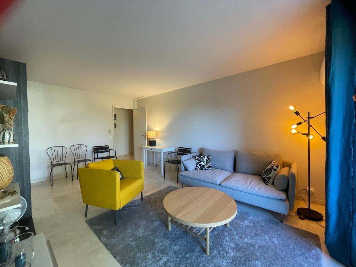 C012-Appartement Confortable Avec Piscine, Tennis Et Grand Parc Cannes Exterior photo